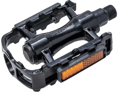 Педали МТВ Protek JD-112 Al 9/16 ш/подшипники + отражатели черный 3032603-12