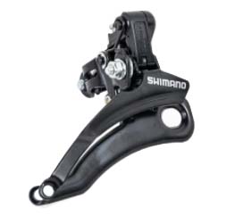 Перекл/передний Shimano Toyrney TZ-31 верхняя тяга 28.6 мм (48T) черный 3132659-22V