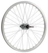 Колесо заднее 20" Al/1 36H Veros втулка Fe гайки серебро