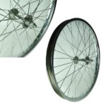 Колесо переднее 24" Fe/1 36H Veros втулка Fe (Shunfeng) гайки хром