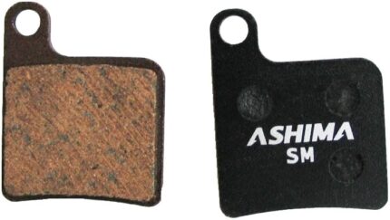 Колодки тормоз.диск Ashima AD1001-SM-S synthetics 25,3 х 23 мм черный 2585