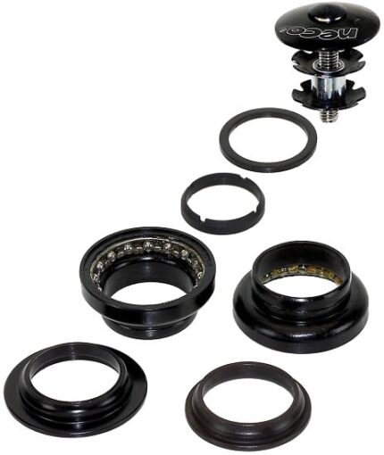Колонка рулевая Neco H-846 1-1/8" сталь п/катр 28.6/34/30 мм черный 5-390302