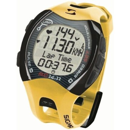 Пульсомер SIGMA РС 14.11 Yellow 46 функции цифровой сигнал желтый 5134