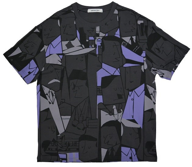 Футболка QW 8879 (2XL) серый/фиолетовый Футболка QW 8879 (2XL) серый/фиолетовый