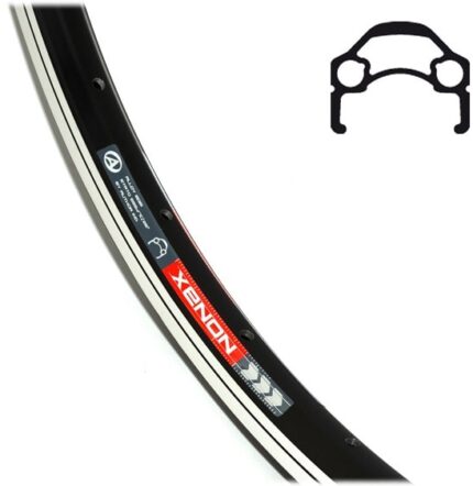 Обод колеса 24  Author Xenon Al/2 32H (507х17,2/22,2 х 18) черный 8-36091002