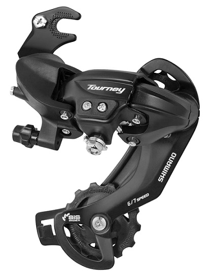 Перекл/задний Shimano Tourney RD-TY300 на ось 6/7 ск черный