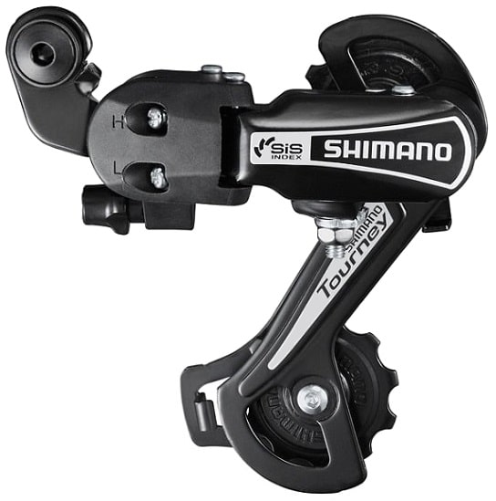 Перекл/задний Shimano Tourney RD-TY21-B на петух 6-7 ск GS черный Перекл/задний Shimano Tourney RD-TY21-B на петух 6-7 ск GS черный