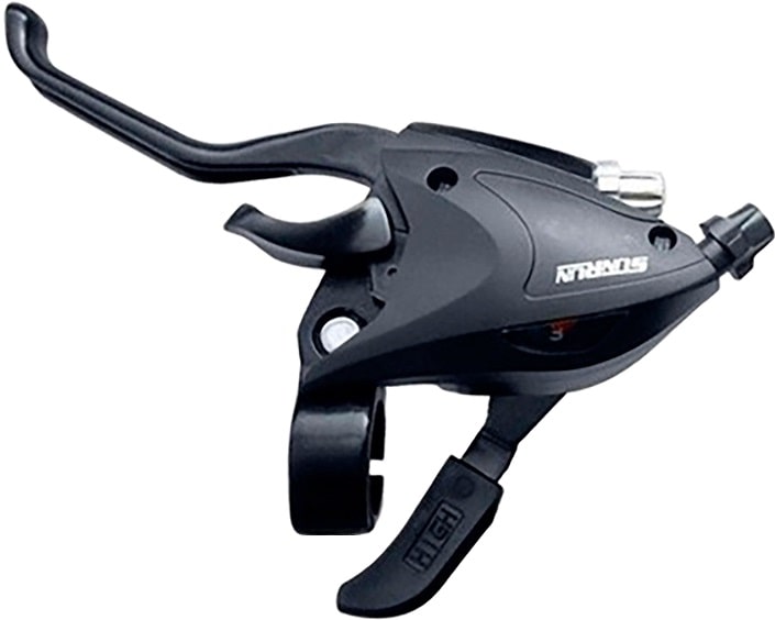 Шифтер/тормоз SunRun SL-KD-81-L3 3 скор (SIS) трос 1800 черный Шифтер/тормоз SunRun SL-KD-81-L3 3 скор (SIS) трос 1800 черный