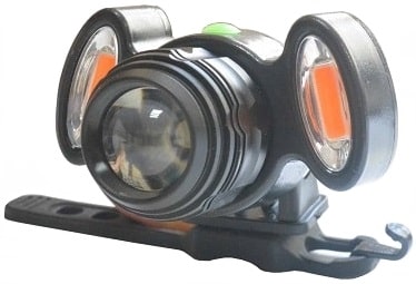 Фара KMS Al 3 фары 18W/8.4V 4 режима Li-ion АКБ шнур USB черный 3265235