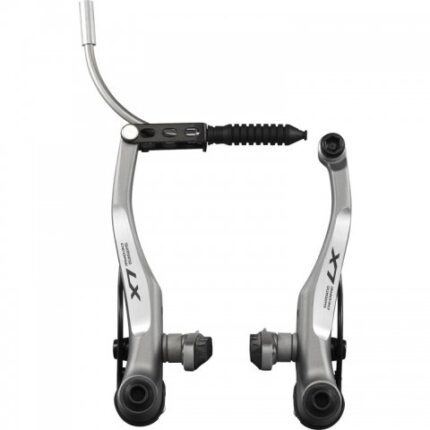 Тормоз Shimano LX BR-T670 Al колодки M70CT4 серебро Н