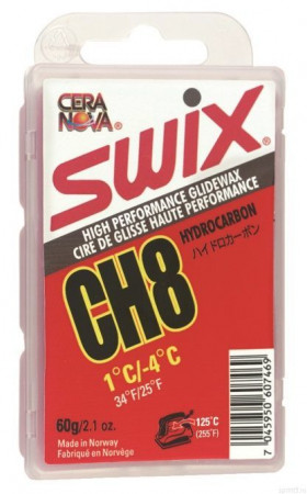 Парафин SWIX CH8 Red (+1/-4) 60 гр красный