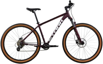 Велосипед горный 29" STARK Hunter 29.3 Al HD 18" (красный/белый) 14,5 кг (8 ск)