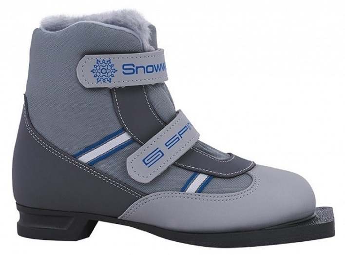 Ботинки 75 мм SPINE Kids Velcro (34-35) серый ИК Ботинки 75 мм SPINE Kids Velcro (34-35) серый ИК