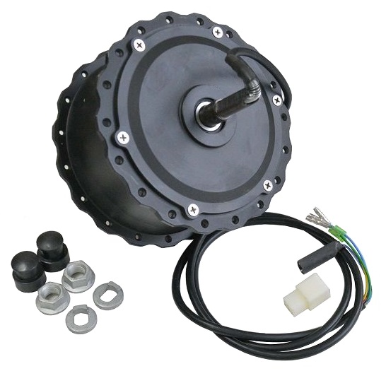 Мотор - колесо Joyue 36-48V/ 350W редукторное для Fat Bike 36H переднее черный Мотор - колесо Joyue 36-48V/ 350W редукторное для Fat Bike 36H переднее черный