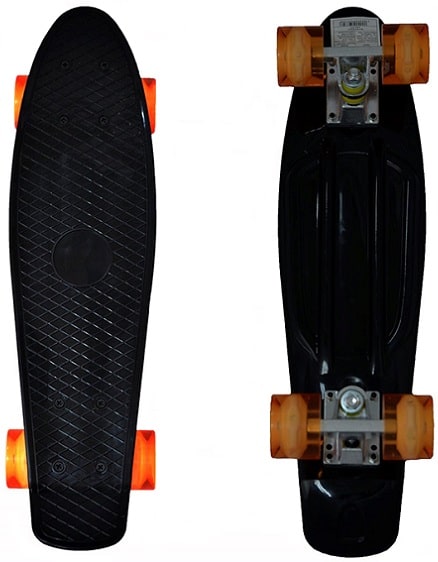 Пенни борд WX-201B дека 22" колеса PU подсветка Abec-7 черный Пенни борд WX-201B дека 22" колеса PU подсветка Abec-7 черный