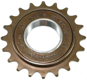 Кассета трещетка 1 звезда Singlespeed BMX 20 зубьев 1/2x1/8" BSA коричневый