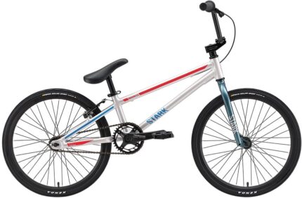 Велосипед BMX 20" STARK Madness BMX Race Al 20" (серый/красный) 8,5 кг