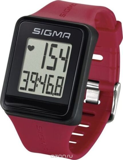 Пульсомер SIGMA ID.GO Rouge 3 функций бордовый 24530