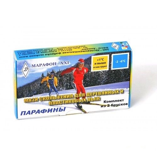 Парафин/набор Марафон XXI 2 шт (+10/+1)(-2/-6) 80 гр желтый/синий Парафин/набор Марафон XXI 2 шт (+10/+1)(-2/-6) 80 гр желтый/синий