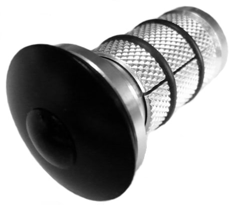 Якорь Kenli KL-4024B Al многоразовый для штока 1-1/8" серебро/ черный Якорь Kenli KL-4024B Al многоразовый для штока 1-1/8" серебро/ черный