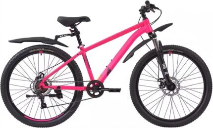 Велосипед горный 26" RUSH HOUR NX-605 disc 16"(розовый) 16,2 кг(7ск)