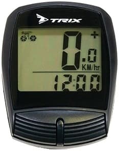 Компьютер вело TRIX TX-18L беспроводной 18 фукций подсветка экрана черный