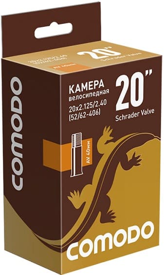 Камера 20 COMODO 20 х 2,125/2,40 A/V 40 мм черный