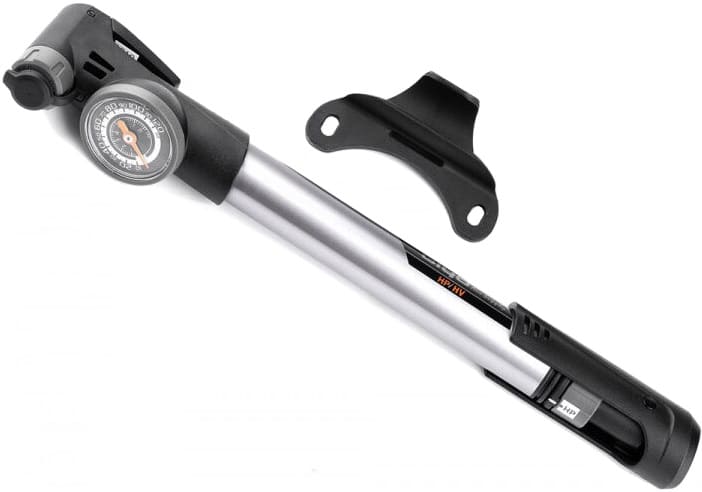 Насос вело GIYO GP-993 Al 8 bar/120 psi AV/FV манометр Т- ручка 28 см серебро/черный Насос вело GIYO GP-993 Al 8 bar/120 psi AV/FV манометр Т- ручка 28 см серебро/черный