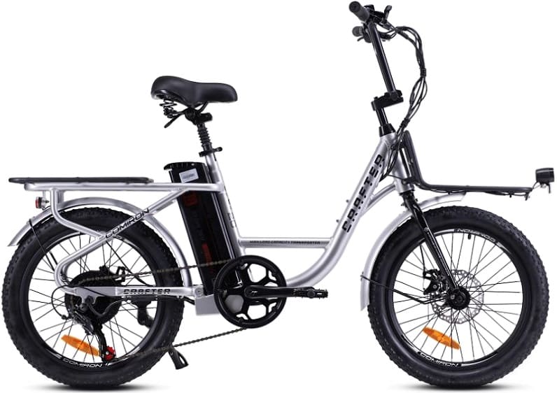 Электровелосипед 20" COMIRON Crafter Al 350W 36V/10,4 Ah (серебро) 22 кг(7ск) Электровелосипед 20" COMIRON Crafter Al 350W 36V/10,4 Ah (серебро) 22 кг(7ск)